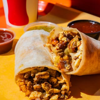23 - EGG & BEEF BURRITO